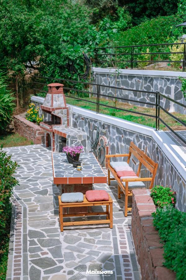 Helianthos Villa - Apartment No4 PalaiónTsiflíkion Dış mekan fotoğraf