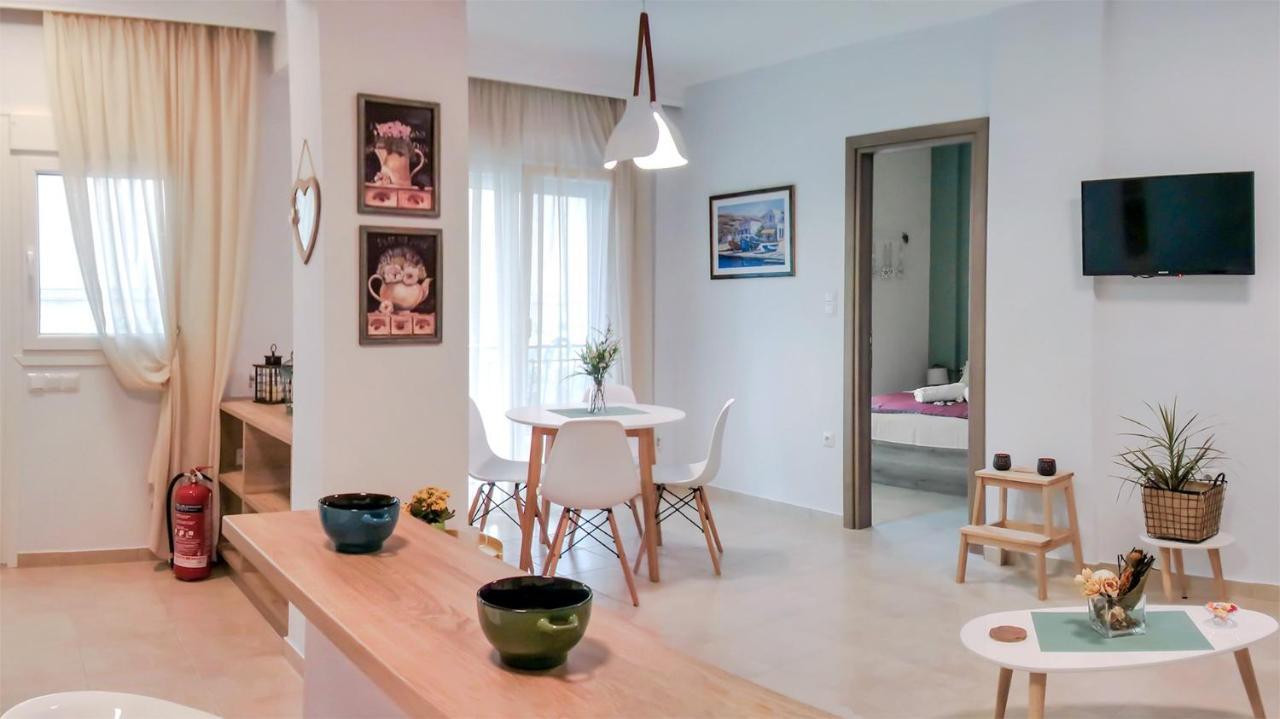 Helianthos Villa - Apartment No4 PalaiónTsiflíkion Dış mekan fotoğraf